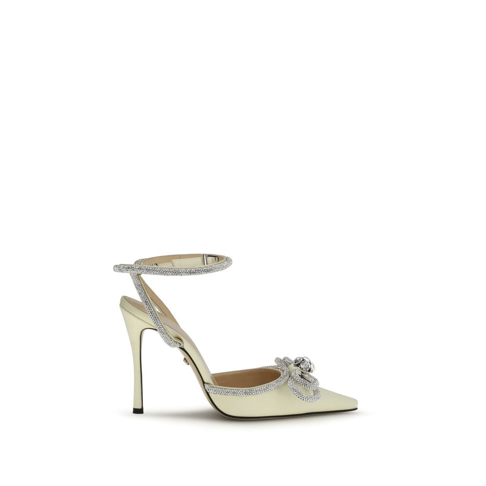 MACH & MACH Bicolor Silk High Heel Pumps - Luxury Boutique Co