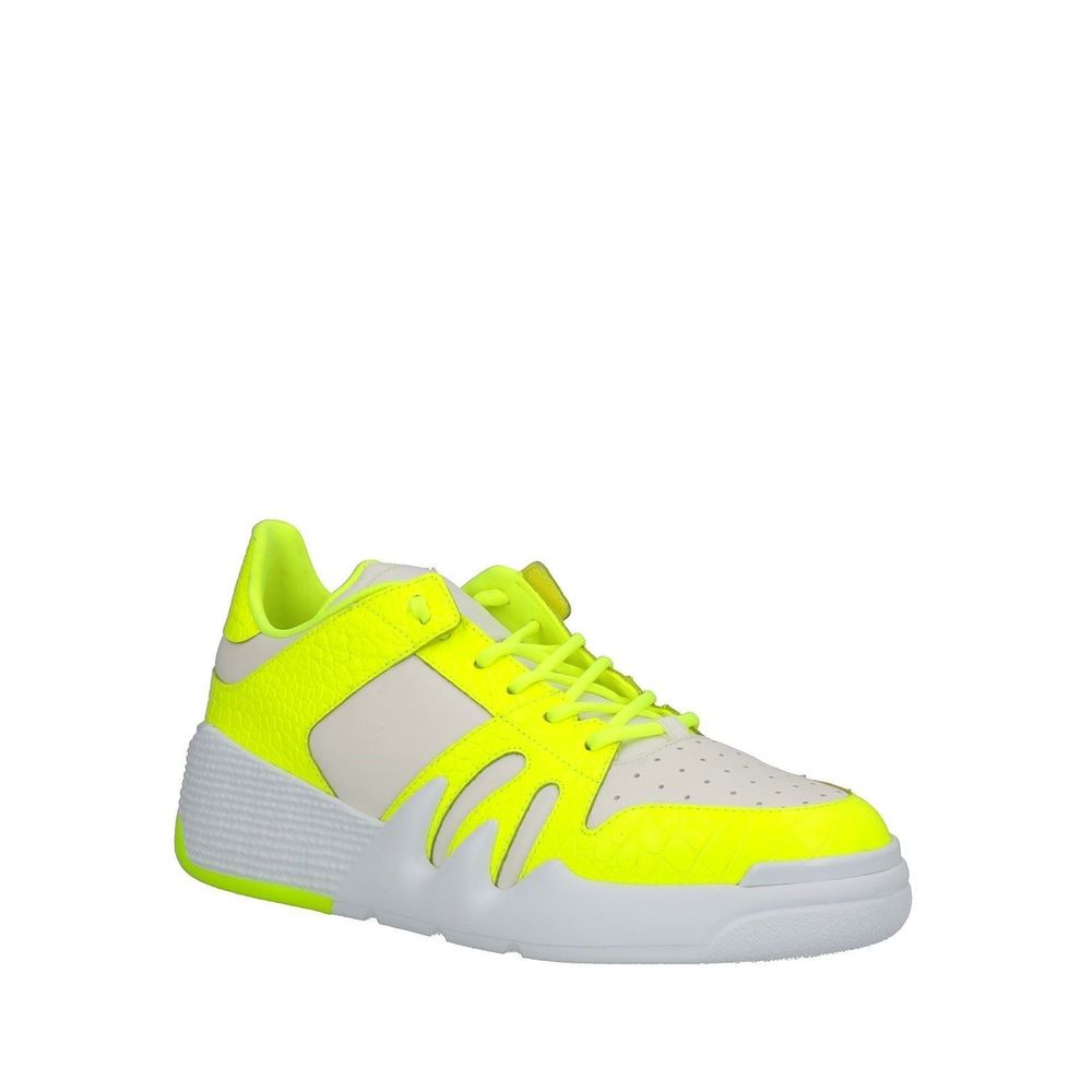 Giuseppe Zanotti White Calfskin Low Top Sneakers - Luxury Boutique Co