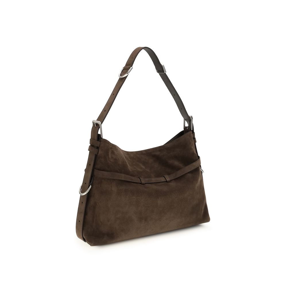 Givenchy Black Calf Leather Bos Taurus Shoulder Bag - Luxury Boutique Co