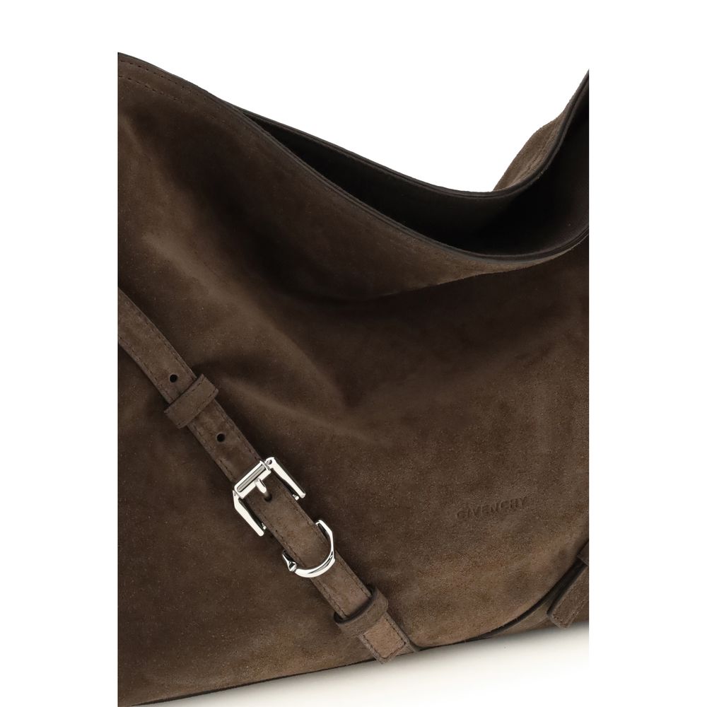 Givenchy Black Calf Leather Bos Taurus Shoulder Bag - Luxury Boutique Co