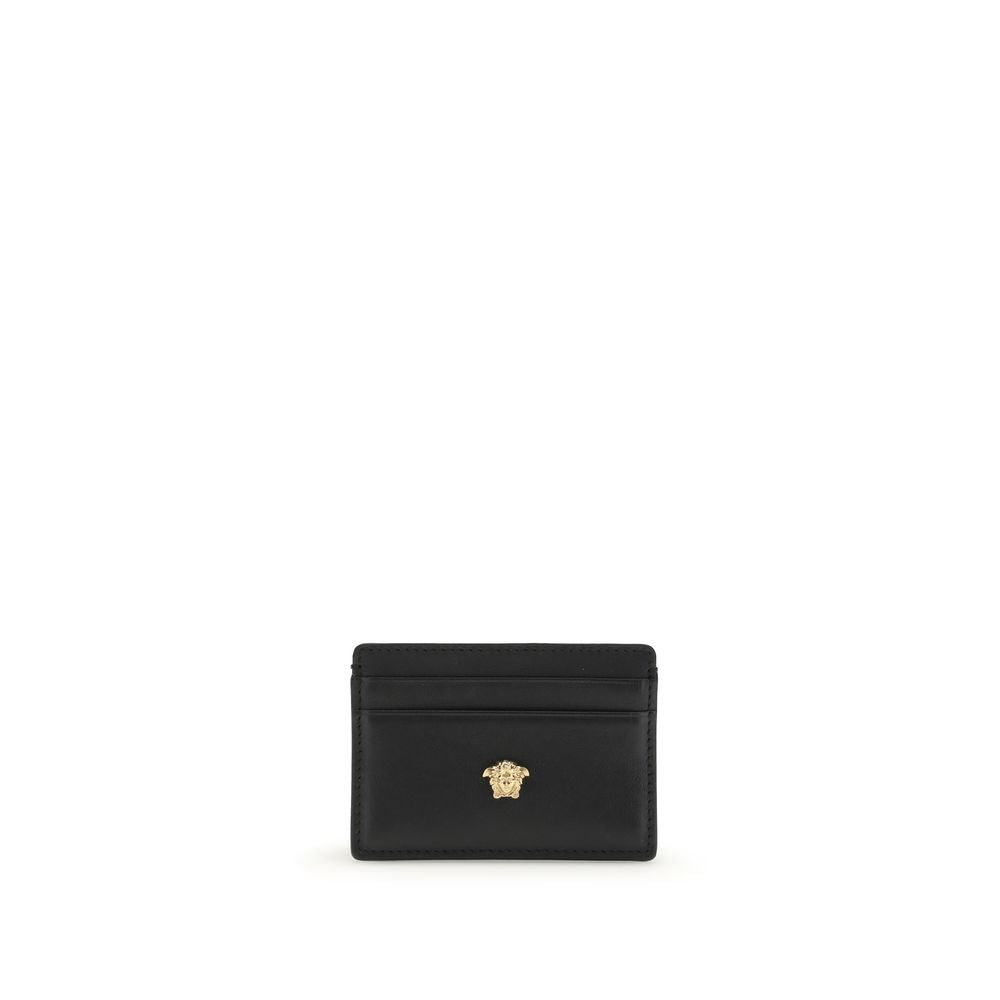 Versace Black Calf Leather Bos Taurus Wallet - Luxury Boutique Co