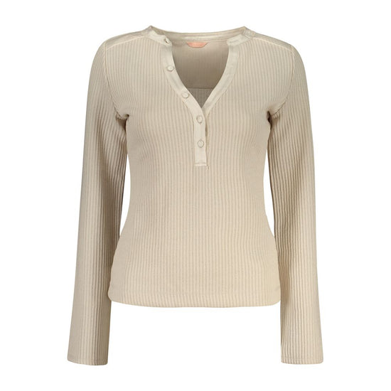 Guess Jeans Beige Polyester Women Sweater