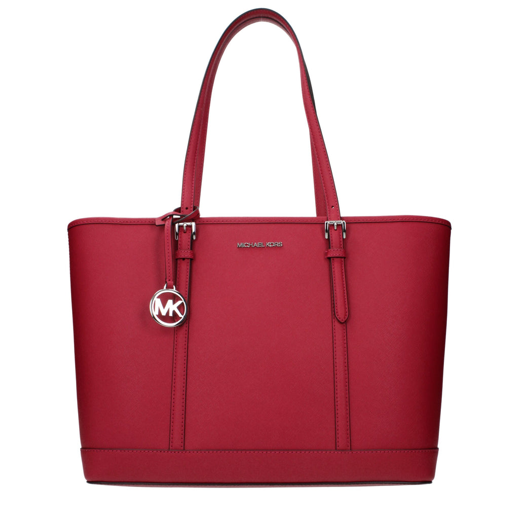 Michael Kors Red Leather Shoulder Bag - Luxury Boutique Co
