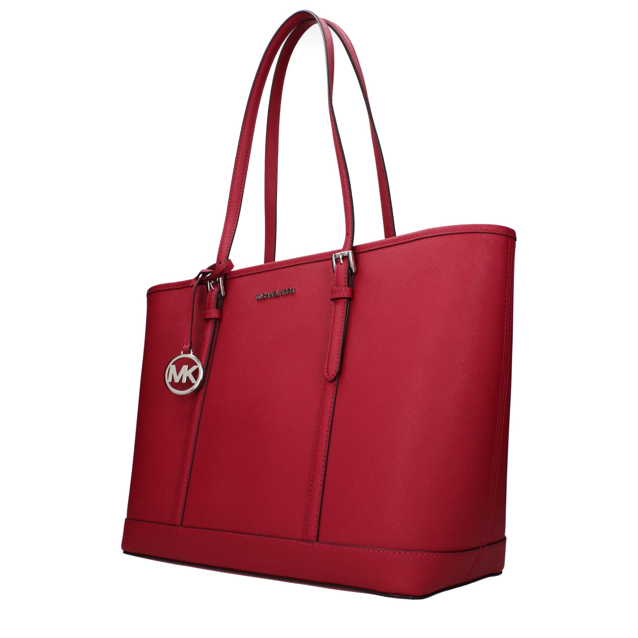 Michael Kors Red Leather Shoulder Bag - Luxury Boutique Co