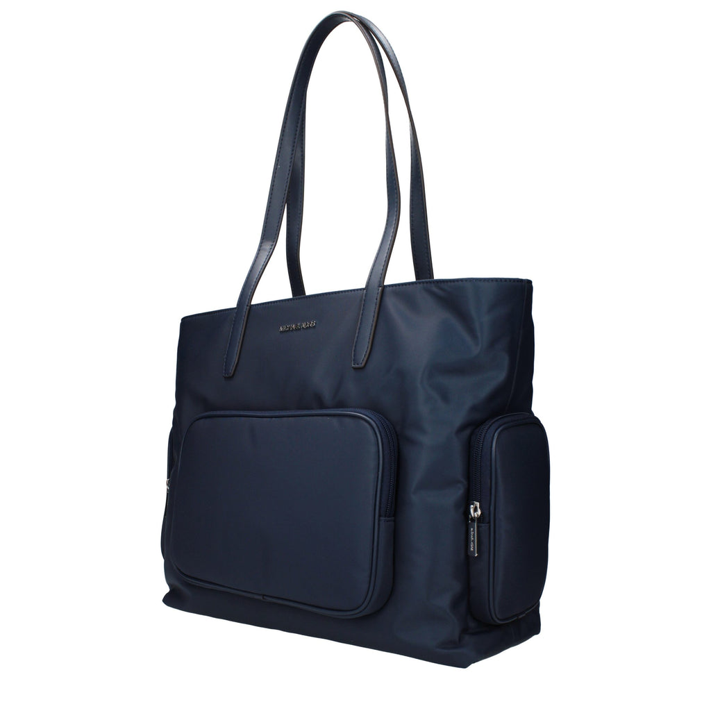 Michael Kors Blue Fabric Shoulder Bag - Luxury Boutique Co