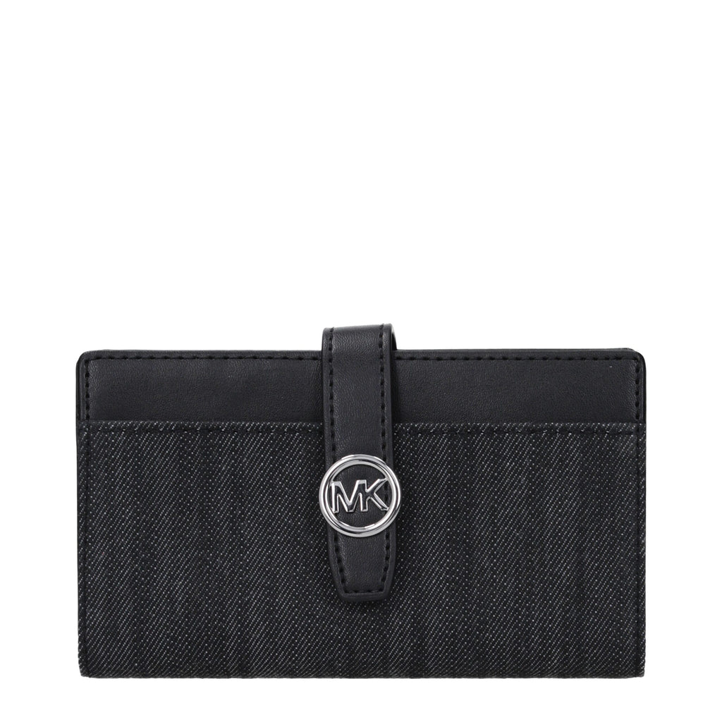 Michael Kors Black Fabric Wallet - Luxury Boutique Co