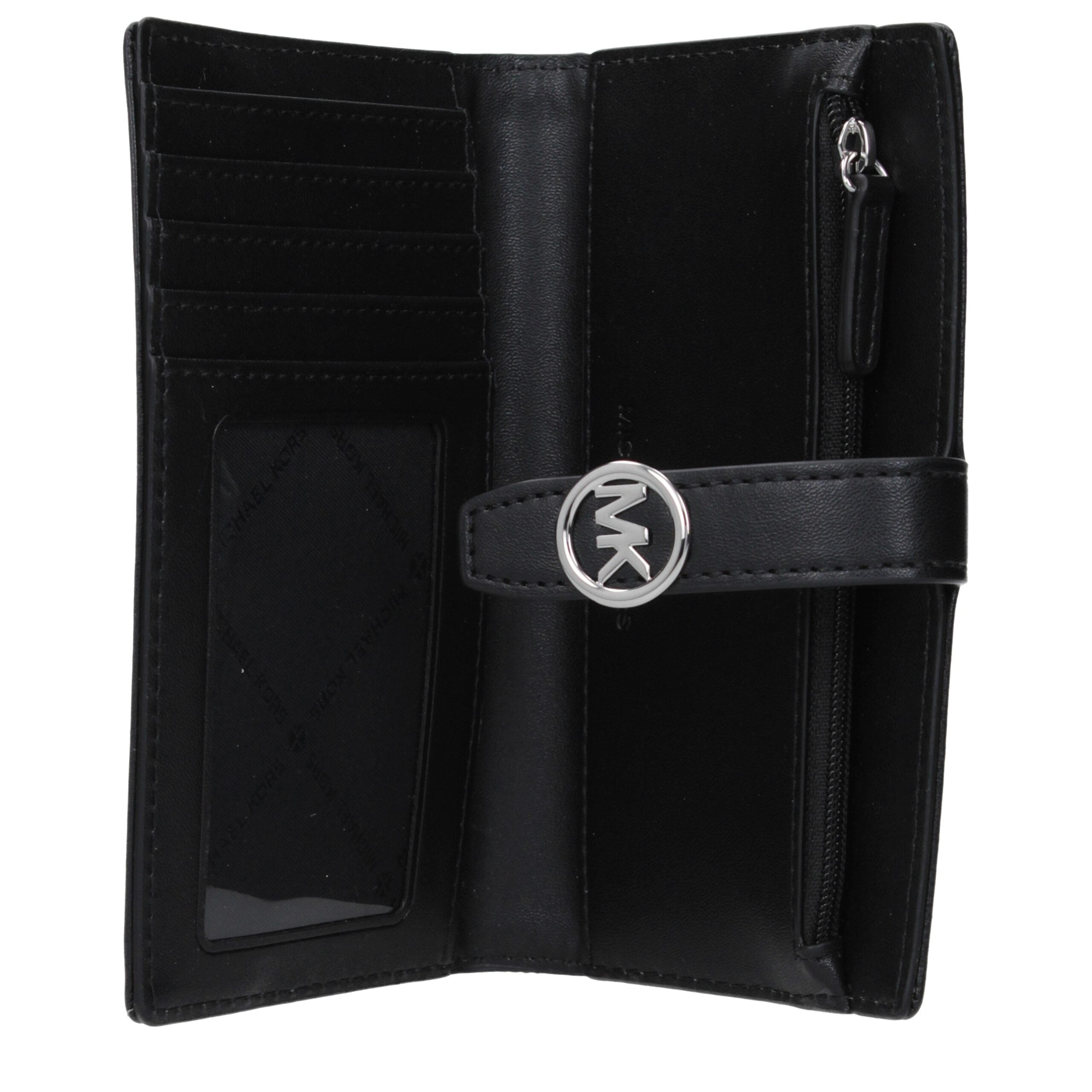 Michael Kors Black Fabric Wallet - Luxury Boutique Co