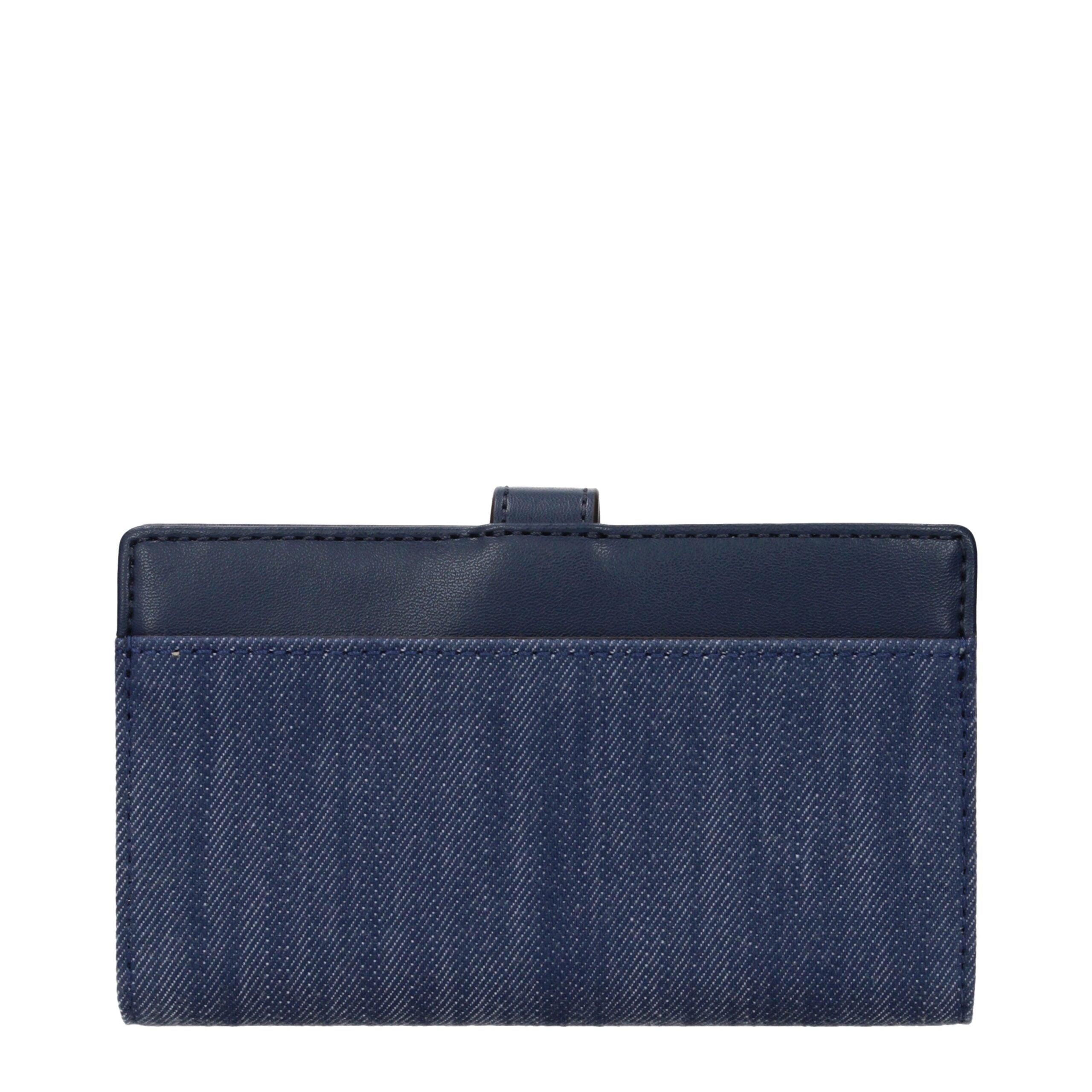 Michael Kors Blue Fabric Wallet - Luxury Boutique Co