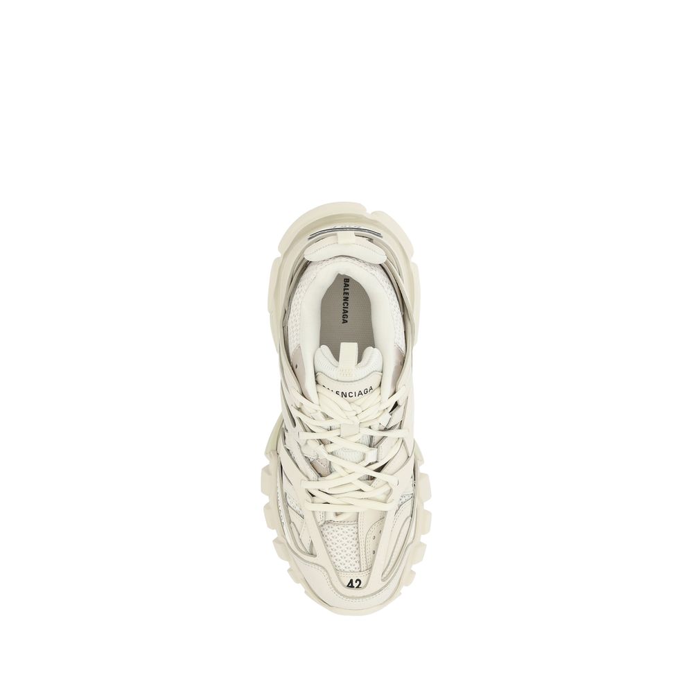 Balenciaga White Polyethylene Athletic Sneakers - Luxury Boutique Co