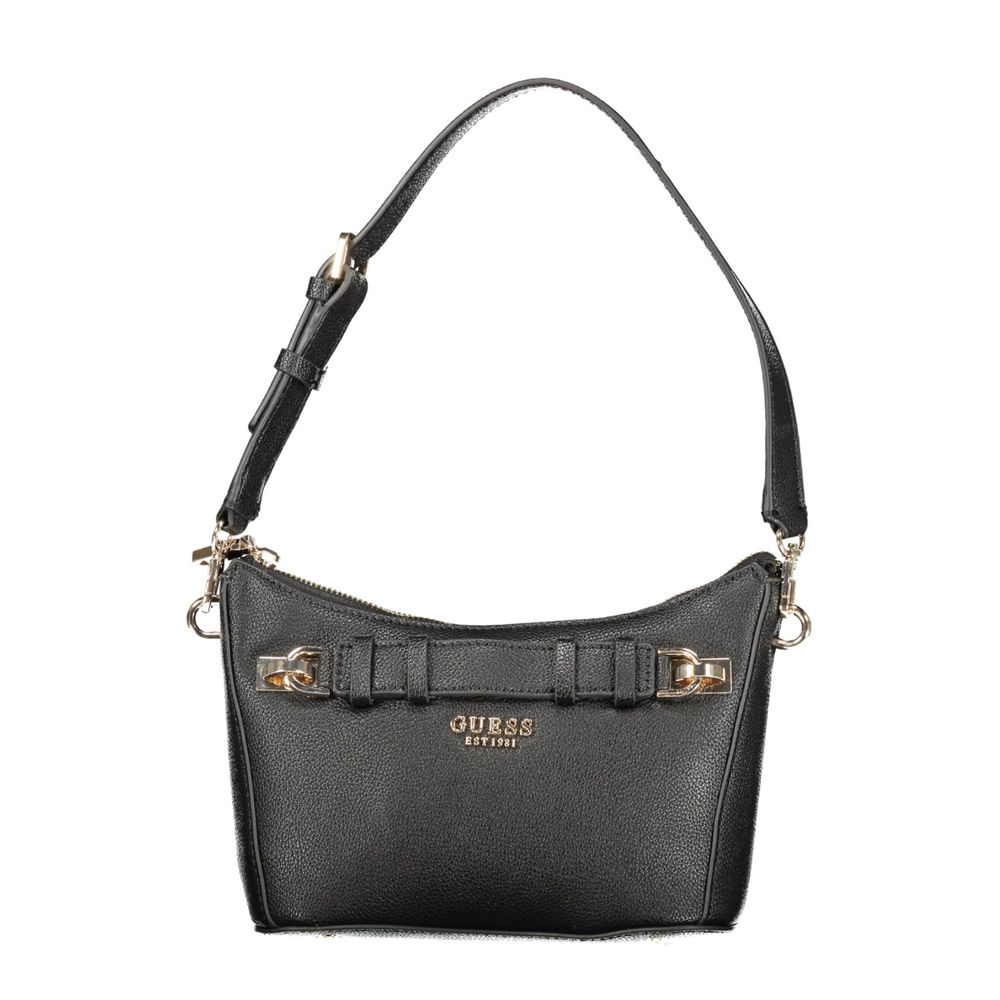 Guess Jeans Black Polyurethane Women Handbag - Luxury Boutique Co