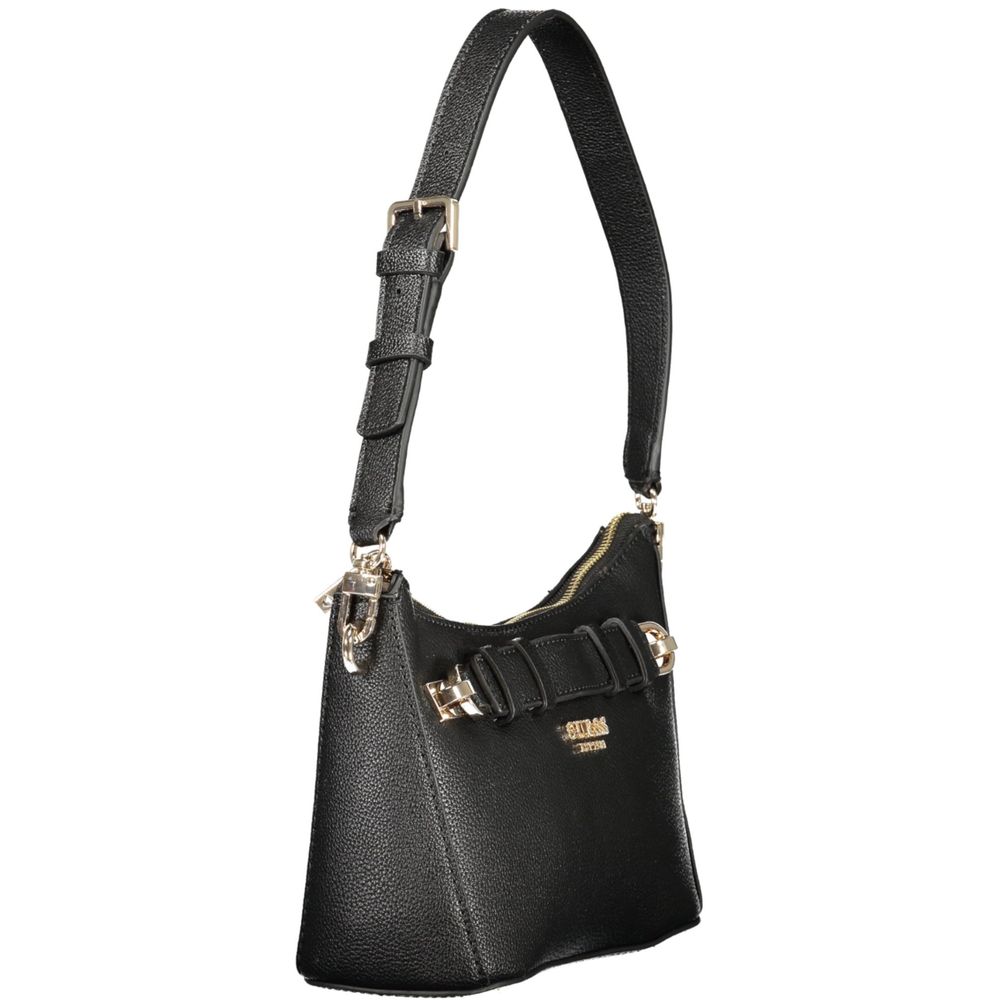 Guess Jeans Black Polyurethane Women Handbag - Luxury Boutique Co