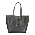 Guess Jeans Nero Poliuretano Women Handbag - Luxury Boutique Co