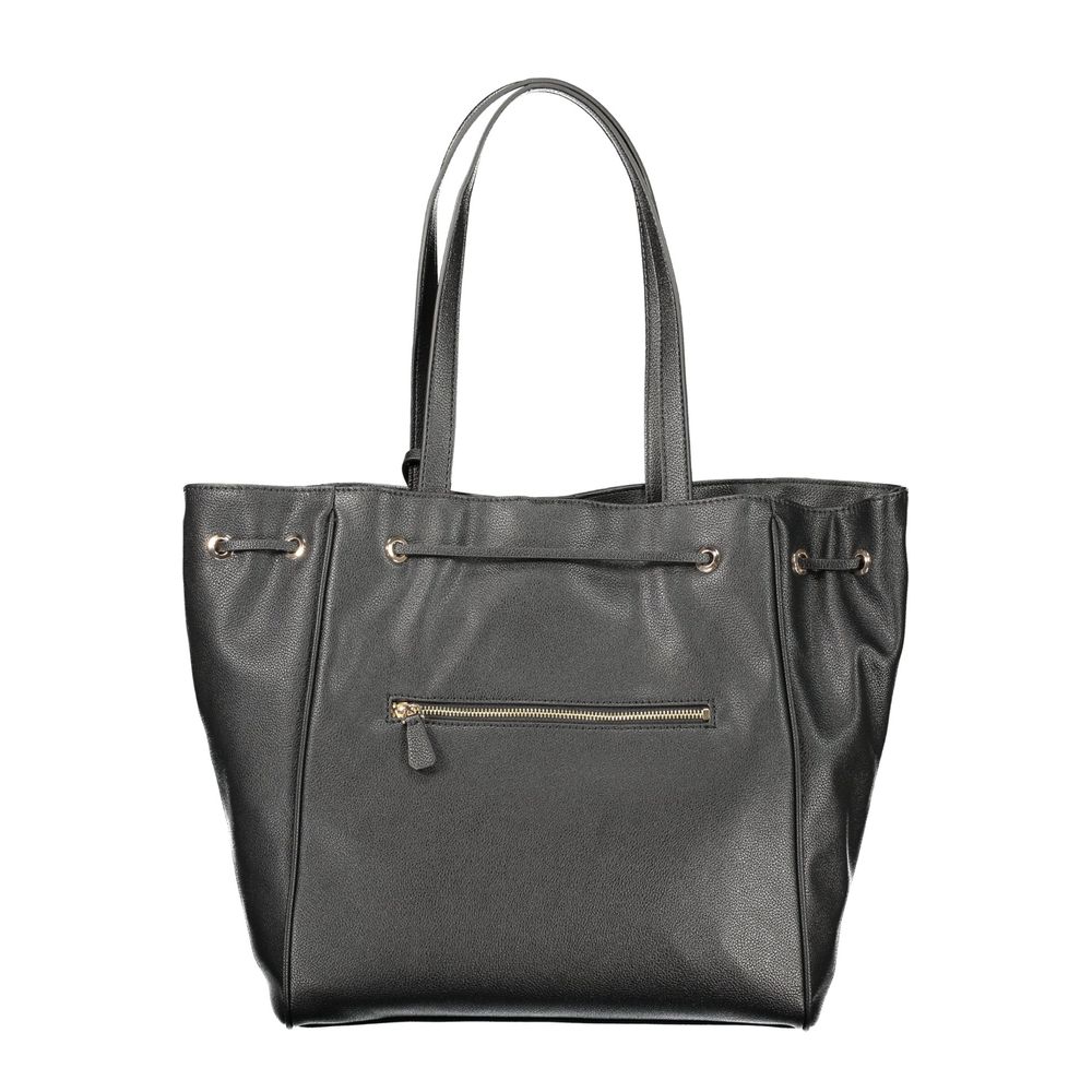 Guess Jeans Nero Poliuretano Women Handbag - Luxury Boutique Co