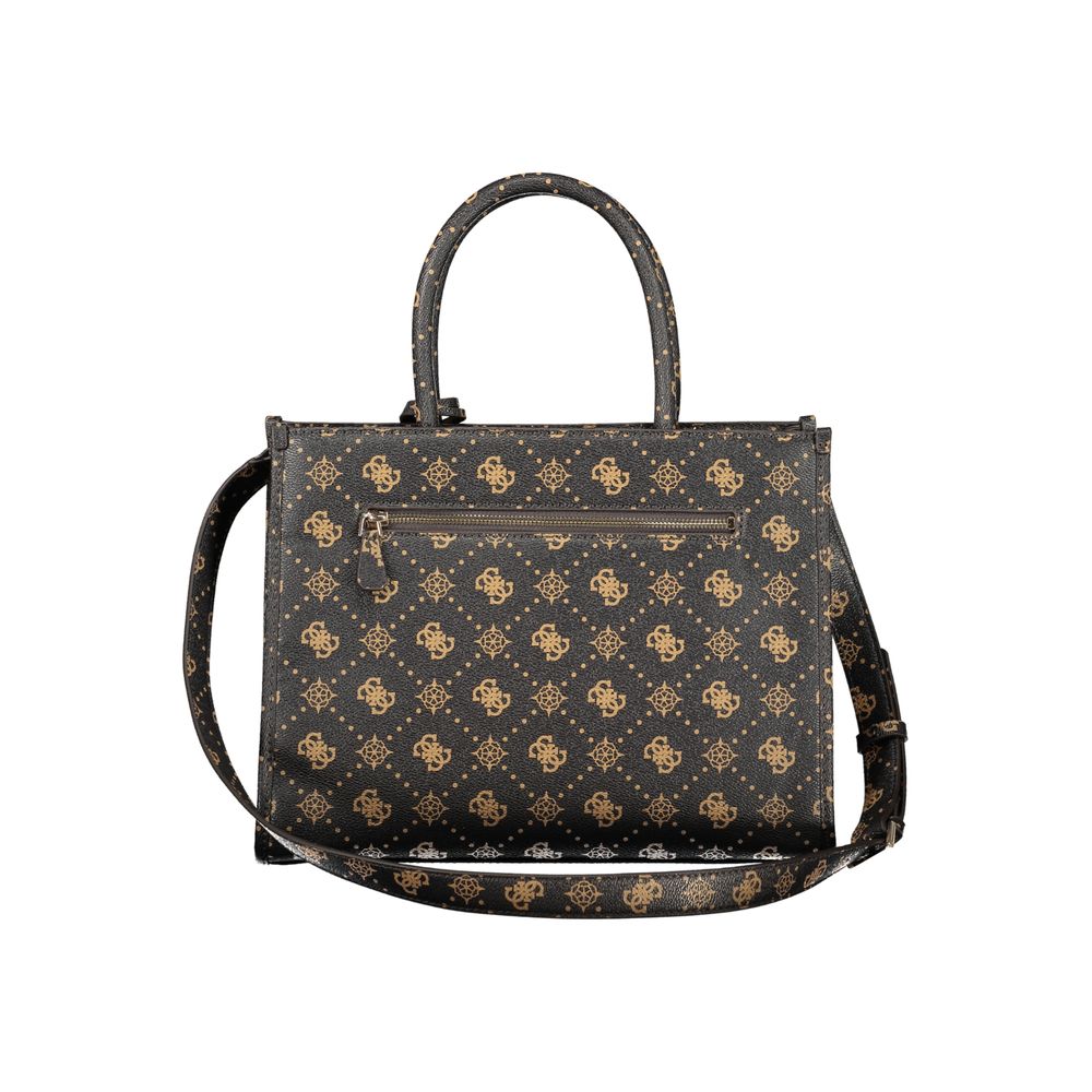 Guess Jeans Marrone Poliuretano Woman Handbag - Luxury Boutique Co