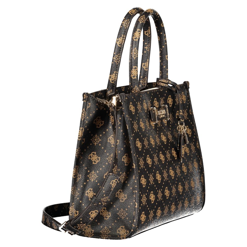 Guess Jeans Marrone Poliuretano Woman Handbag - Luxury Boutique Co