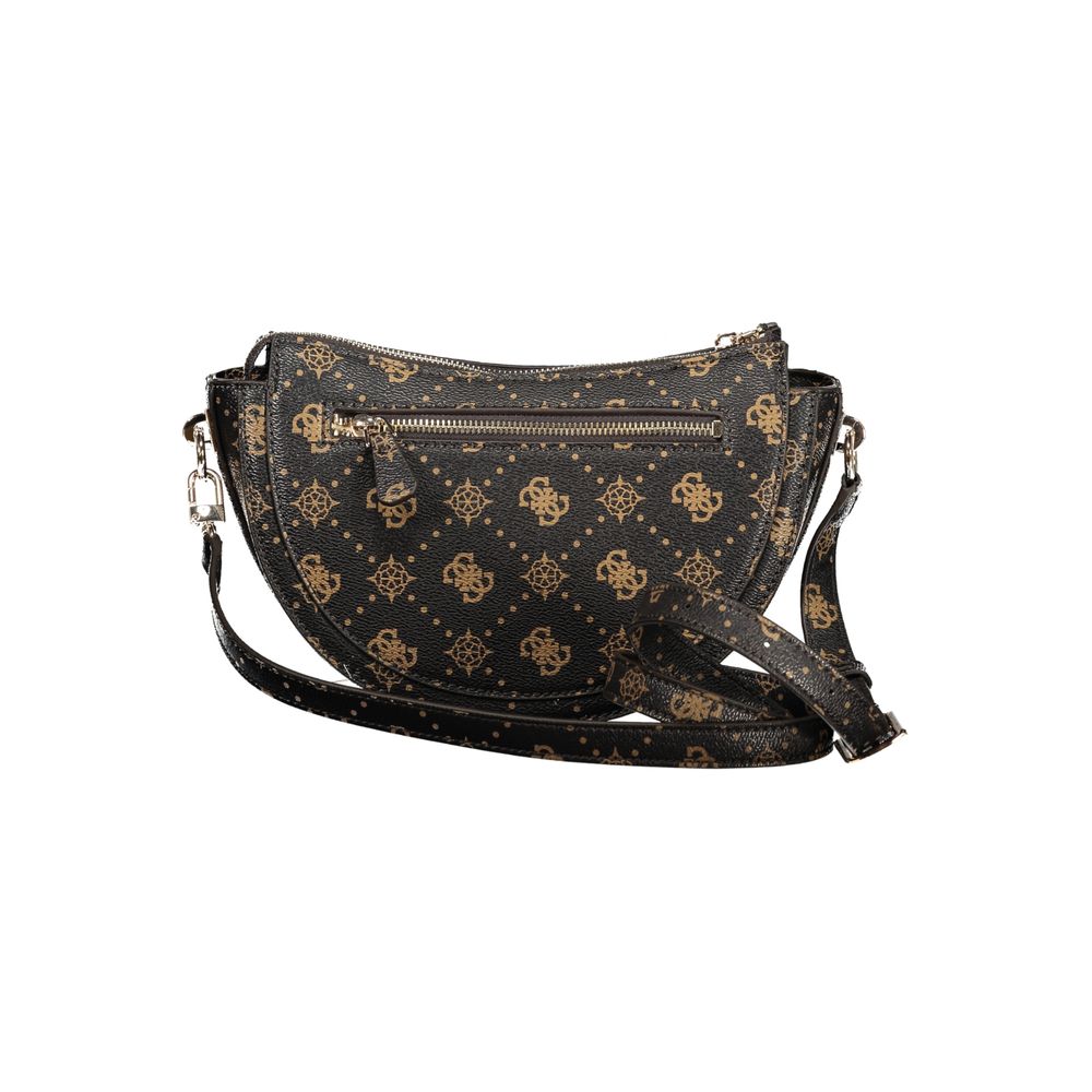Guess Jeans Marrone Poliuretano Women Handbag - Luxury Boutique Co