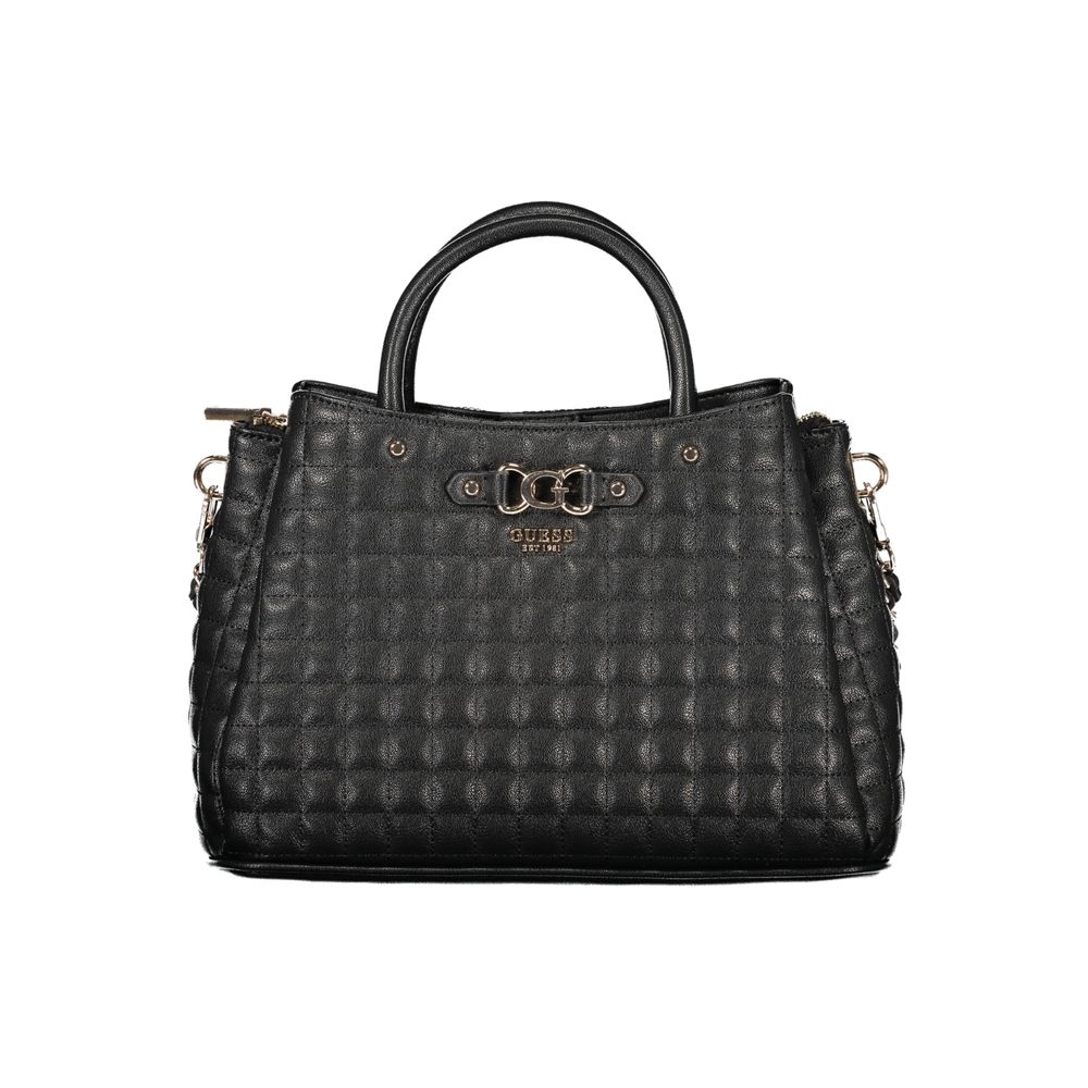 Guess Jeans Black Polyurethane Women Handbag - Luxury Boutique Co
