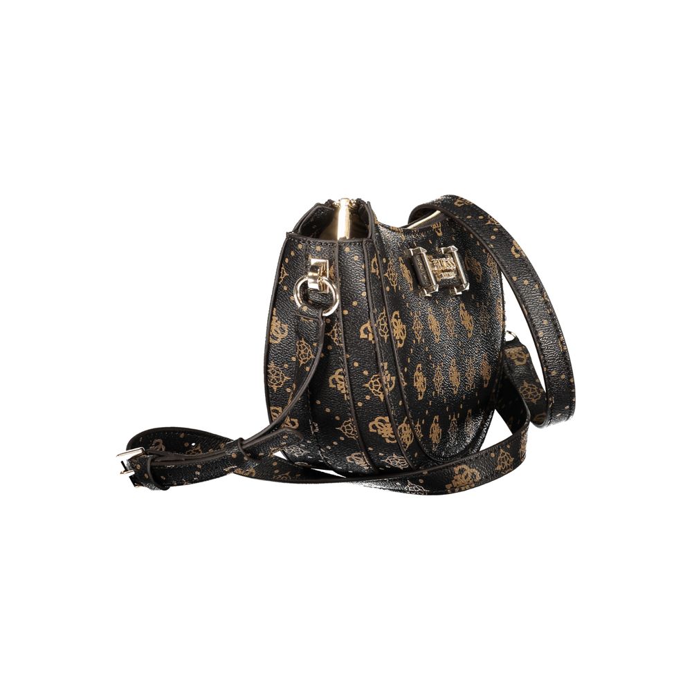Guess Jeans Marrone Poliuretano Women Handbag - Luxury Boutique Co