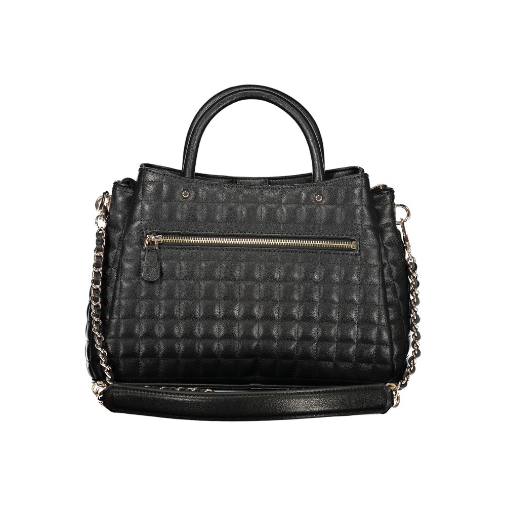 Guess Jeans Black Polyurethane Women Handbag - Luxury Boutique Co