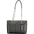 Guess Jeans Nero Poliuretano Women Handbag - Luxury Boutique Co