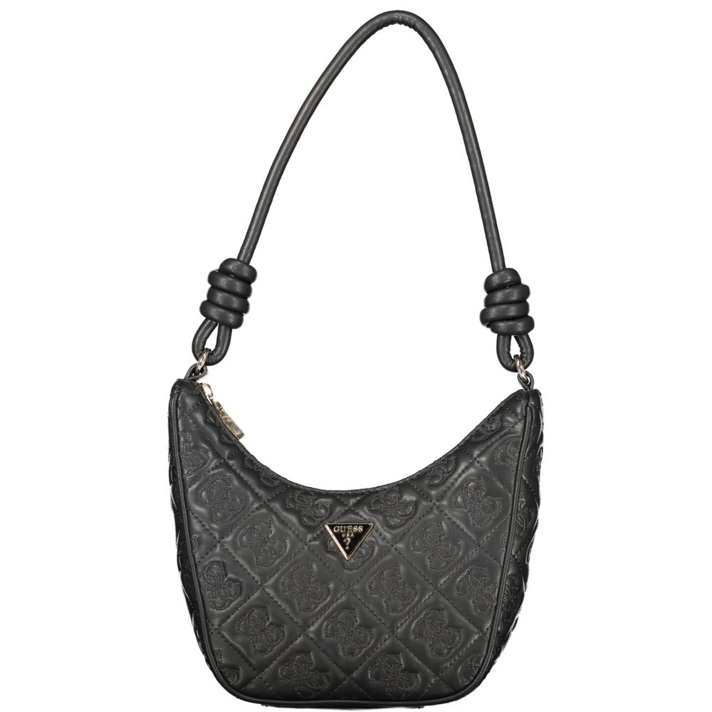 Guess Jeans Black Polyurethane Women Handbag - Luxury Boutique Co