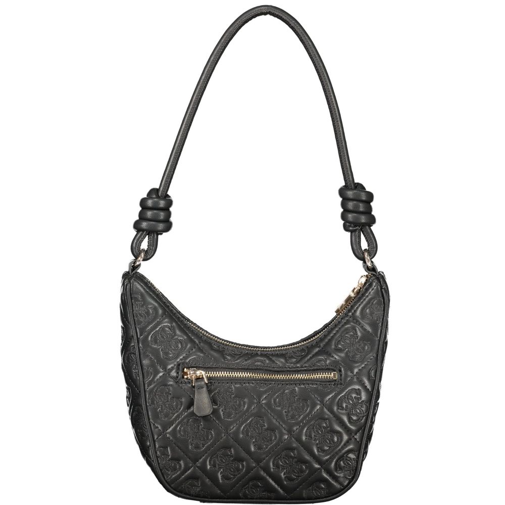 Guess Jeans Black Polyurethane Women Handbag - Luxury Boutique Co