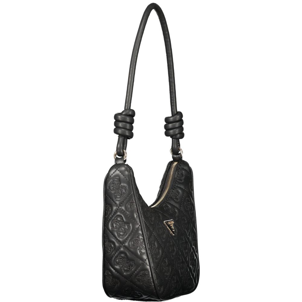 Guess Jeans Black Polyurethane Women Handbag - Luxury Boutique Co