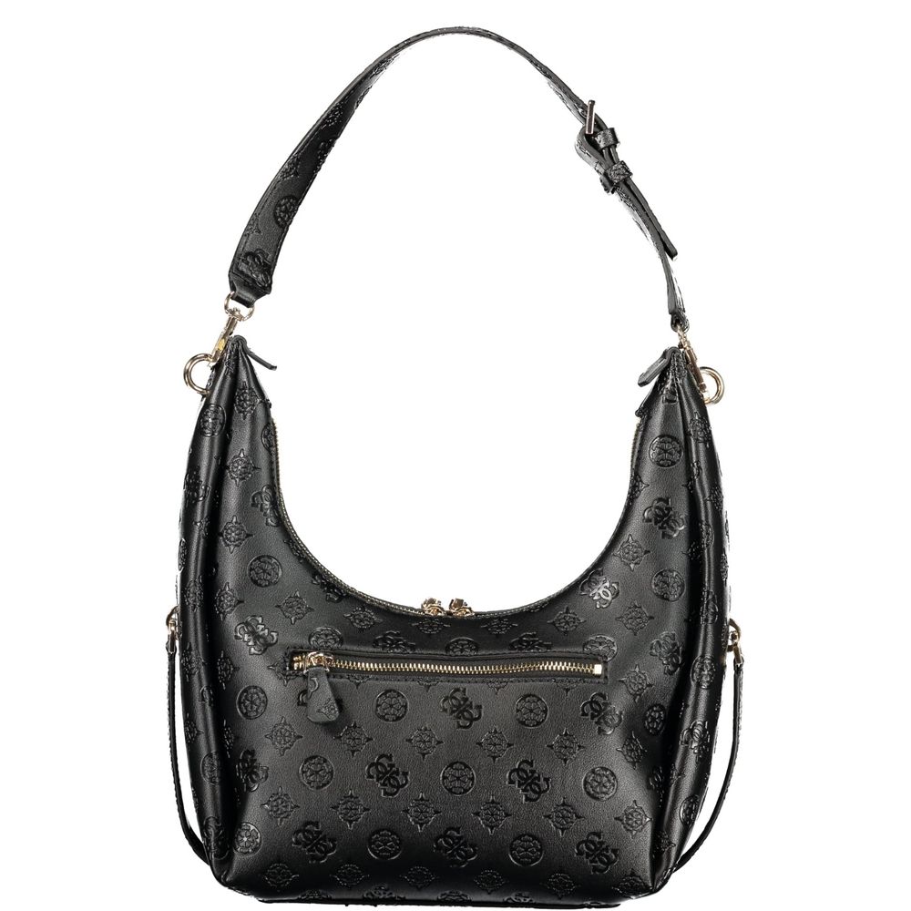 Guess Jeans Black Polyurethane Women's Handbag - Luxury Boutique Co