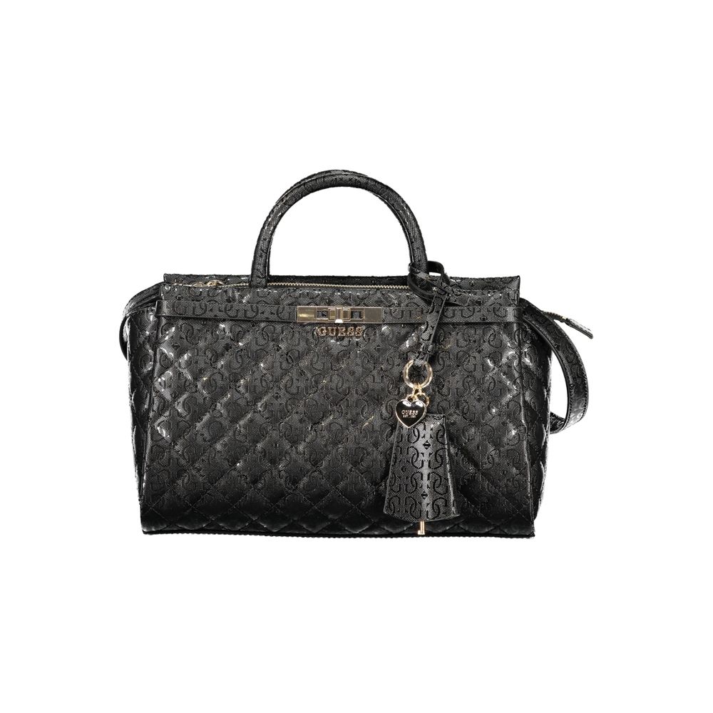 Guess Jeans Black Polyurethane Women's Handbag - Luxury Boutique Co