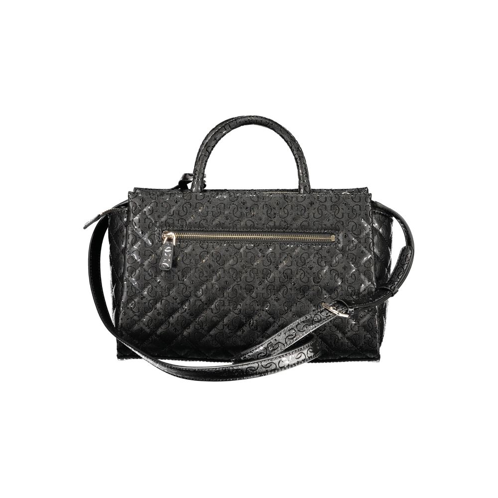 Guess Jeans Black Polyurethane Women's Handbag - Luxury Boutique Co