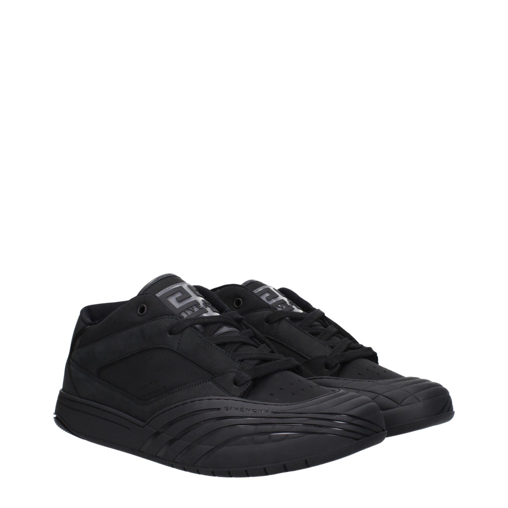 Givenchy Black Fabric Low Top Sneakers - Luxury Boutique Co