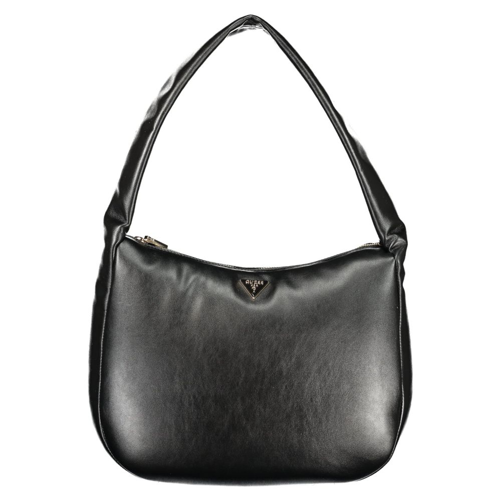Guess Jeans Nero Poliuretano Women Handbag - Luxury Boutique Co