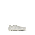 Prada White Fabric Low Top Sneakers - Luxury Boutique Co
