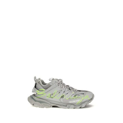 Balenciaga Gray Polyester Athletic Sneakers - Luxury Boutique Co