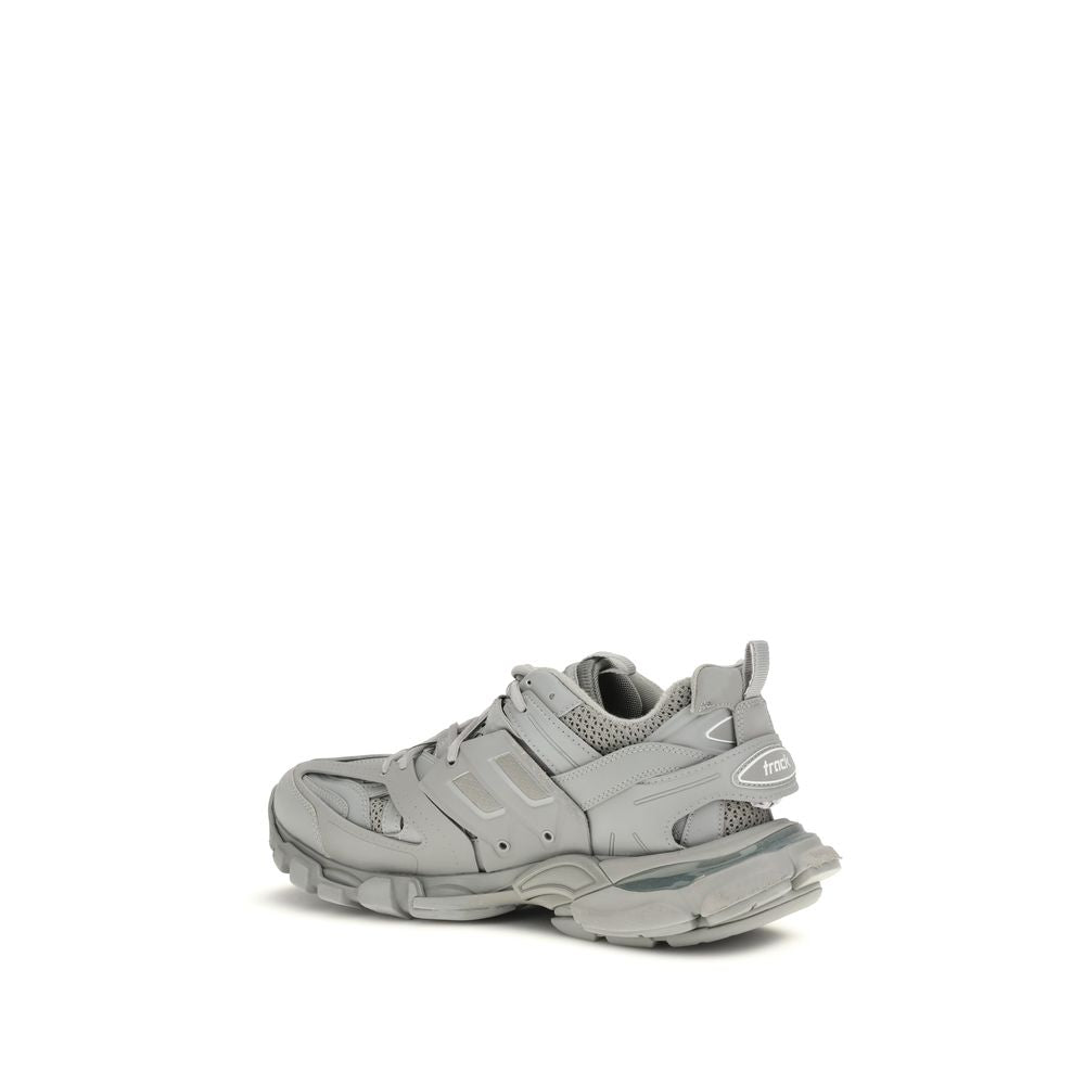Balenciaga Gray Polyester Athletic Sneakers - Luxury Boutique Co