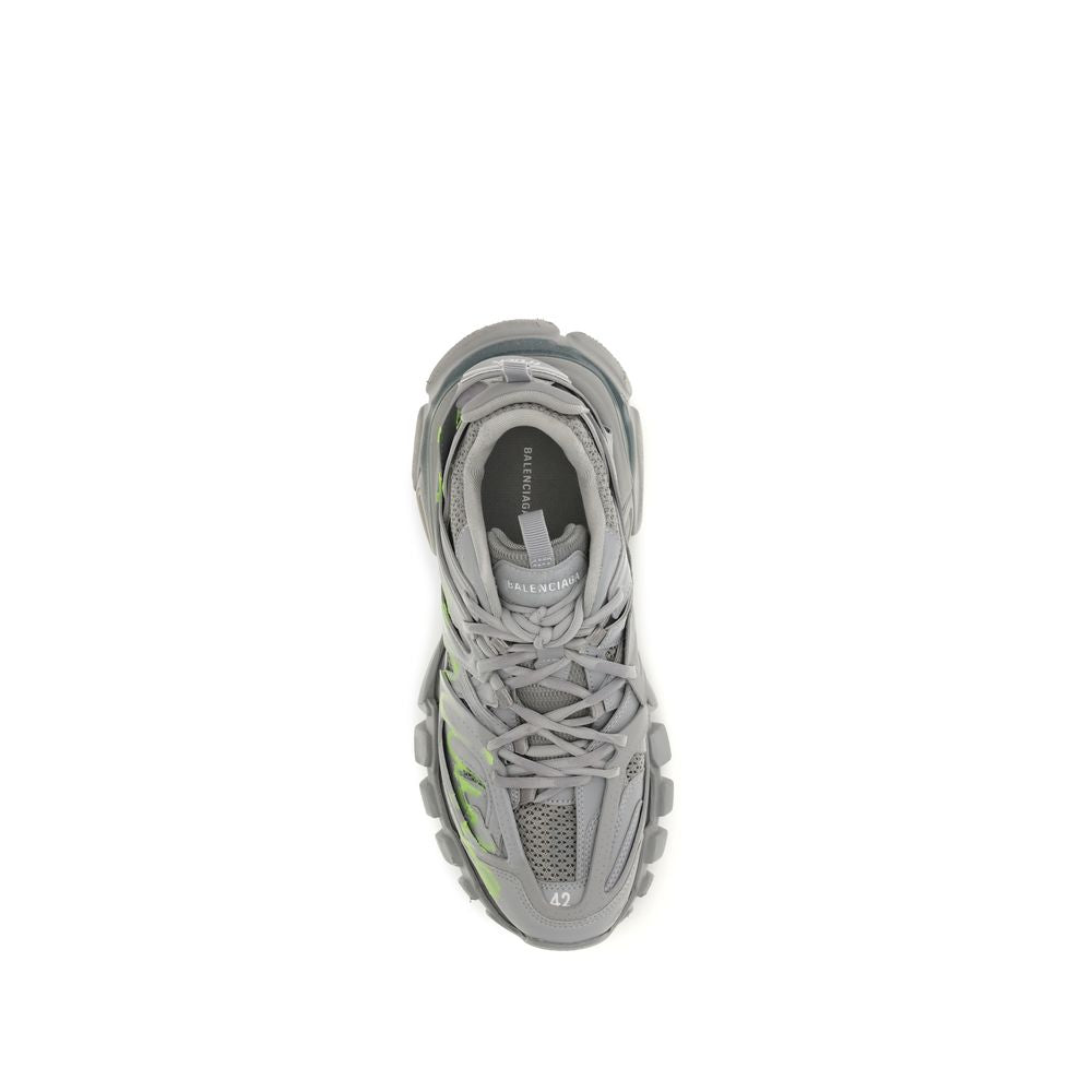 Balenciaga Gray Polyester Athletic Sneakers - Luxury Boutique Co