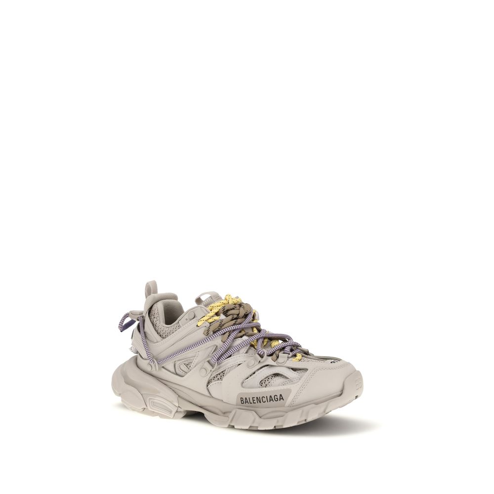 Balenciaga Gray Polyester Athletic Sneakers - Luxury Boutique Co