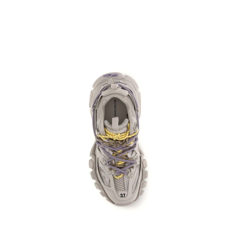 Balenciaga Gray Polyester Athletic Sneakers - Luxury Boutique Co