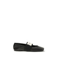 Givenchy Black Lamb Ovis Aries Aries Ballet Flats - Luxury Boutique Co