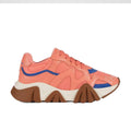 Versace Orange Leather Chunky Sneakers - Luxury Boutique Co