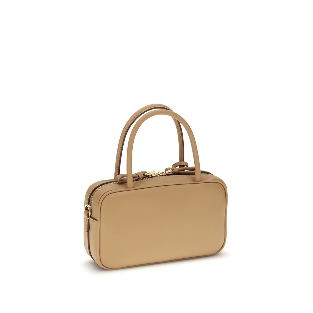 Prada Beige Calf Leather Bos Taurus Handbag - Luxury Boutique Co