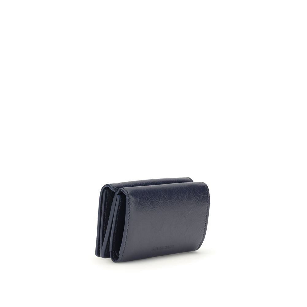 Balenciaga Blue Lamb Ovis Aries Aries Wallet - Luxury Boutique Co