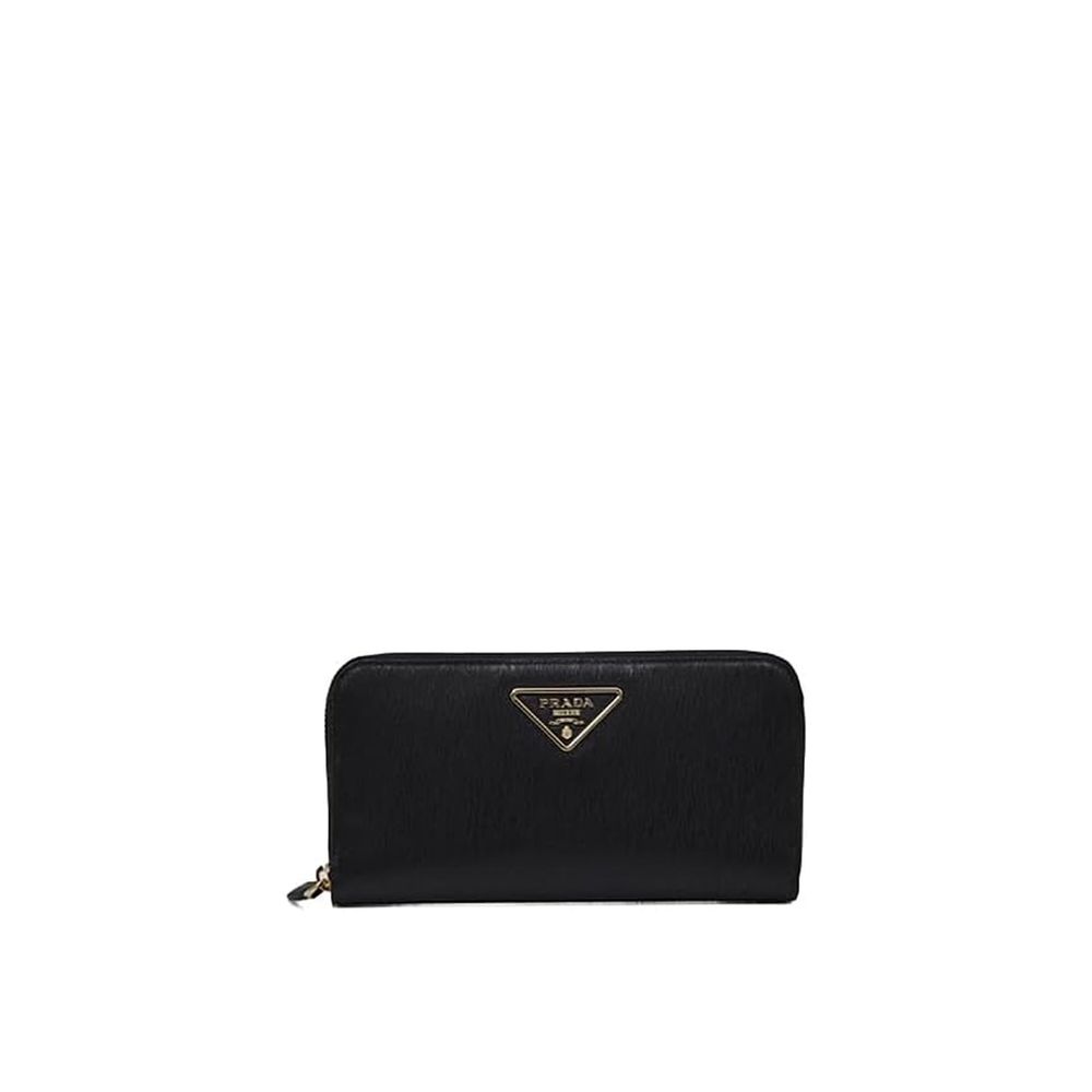 Prada Black Calfskin Wallet - Luxury Boutique Co