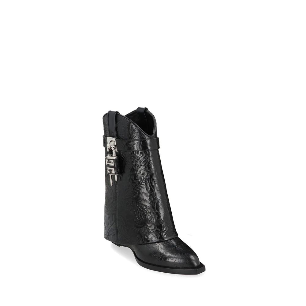 Givenchy Black Calfskin Ankle Boots - Luxury Boutique Co