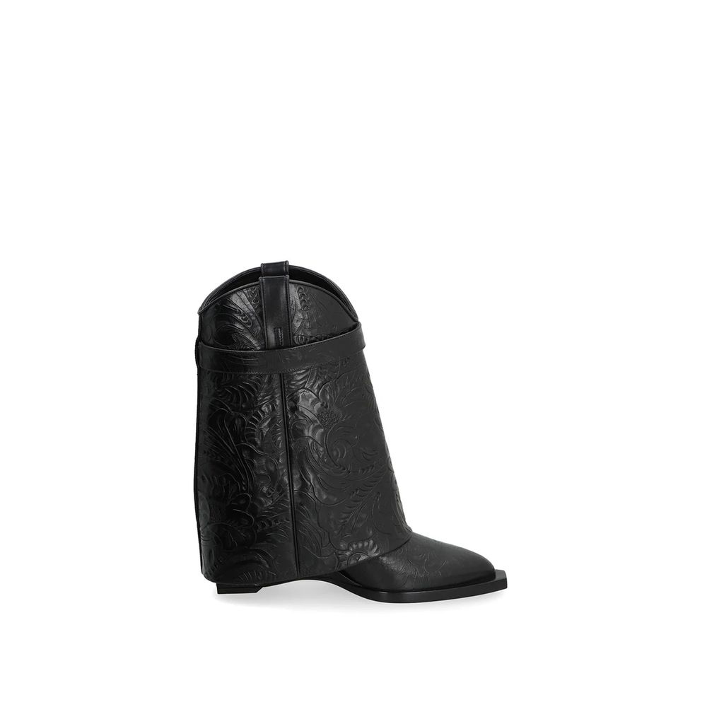 Givenchy Black Calfskin Ankle Boots - Luxury Boutique Co