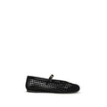 Prada Black Cotton Ballet Flats - Luxury Boutique Co