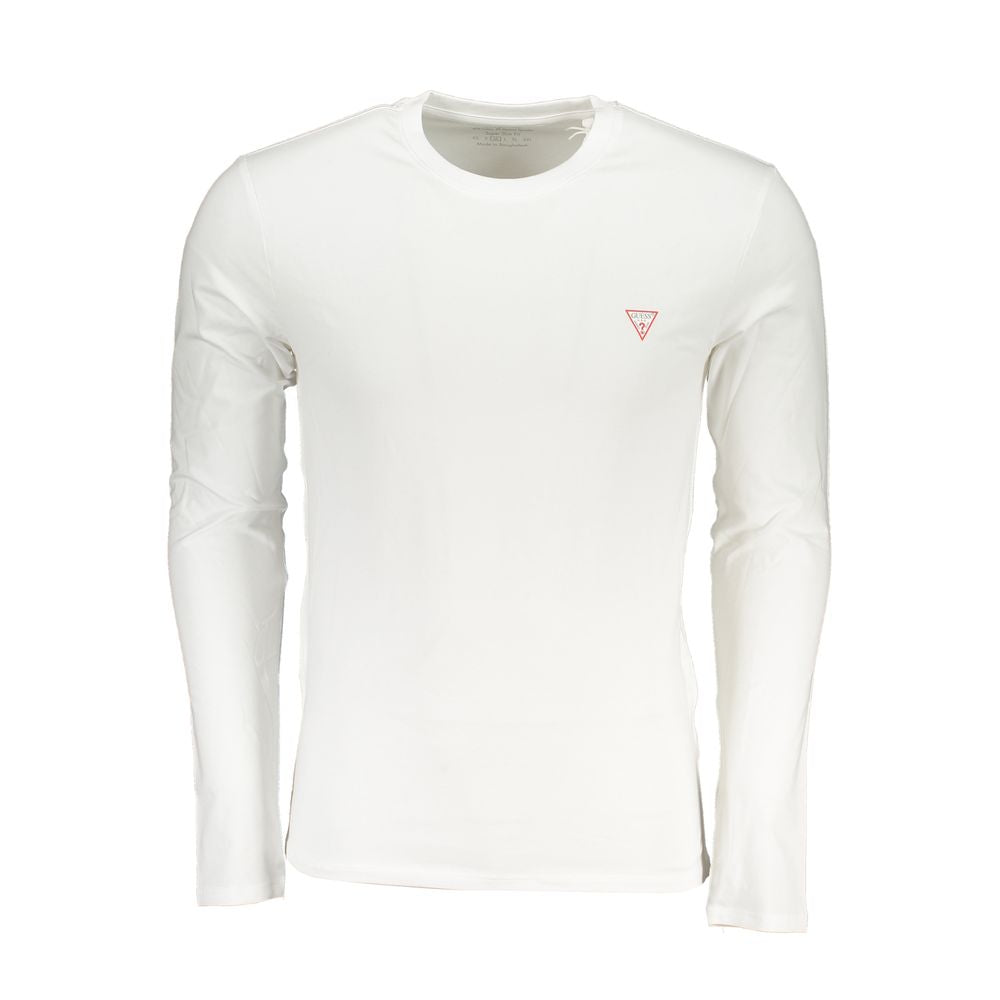 Guess Jeans White Cotton Men's T-Shirt - Luxury Boutique Co