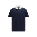 Gucci Blue Cotton Polo Shirt - Luxury Boutique Co
