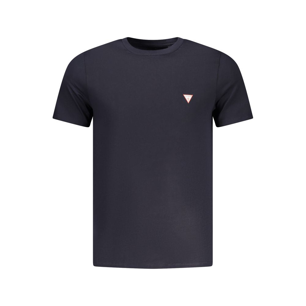 Guess Jeans Blue Organic Cotton Men's T-Shirt - Luxury Boutique Co