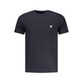 Guess Jeans Blue Organic Cotton Men's T-Shirt - Luxury Boutique Co